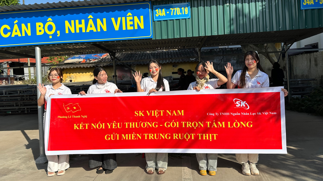 SK tổ chức hoạt động gói bánh chưng ủng hộ đồng bào vùng lũ