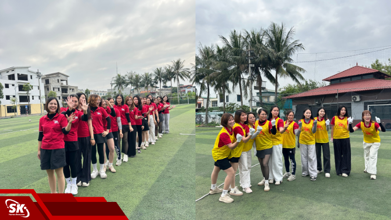 Khoảnh khắc các nữ chiến binh SK dốc toàn lực, thể hiện ý chí quyết thắng